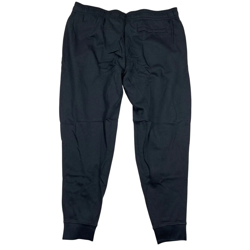 Under Armour Rival Fleece Joggers Mens 3XL Black Tapered Athletic Pants 1357128